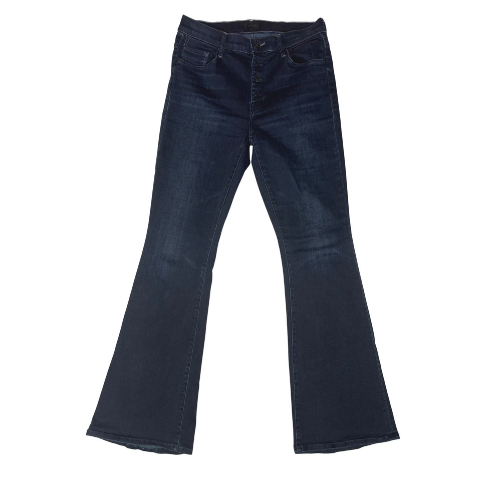 Mother The‎ Pixie Weekender Night Tripp Flare Jeans High Rise Button Fly Size 29